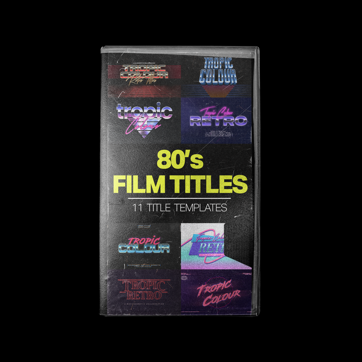 80's RETRO FILM TITLES