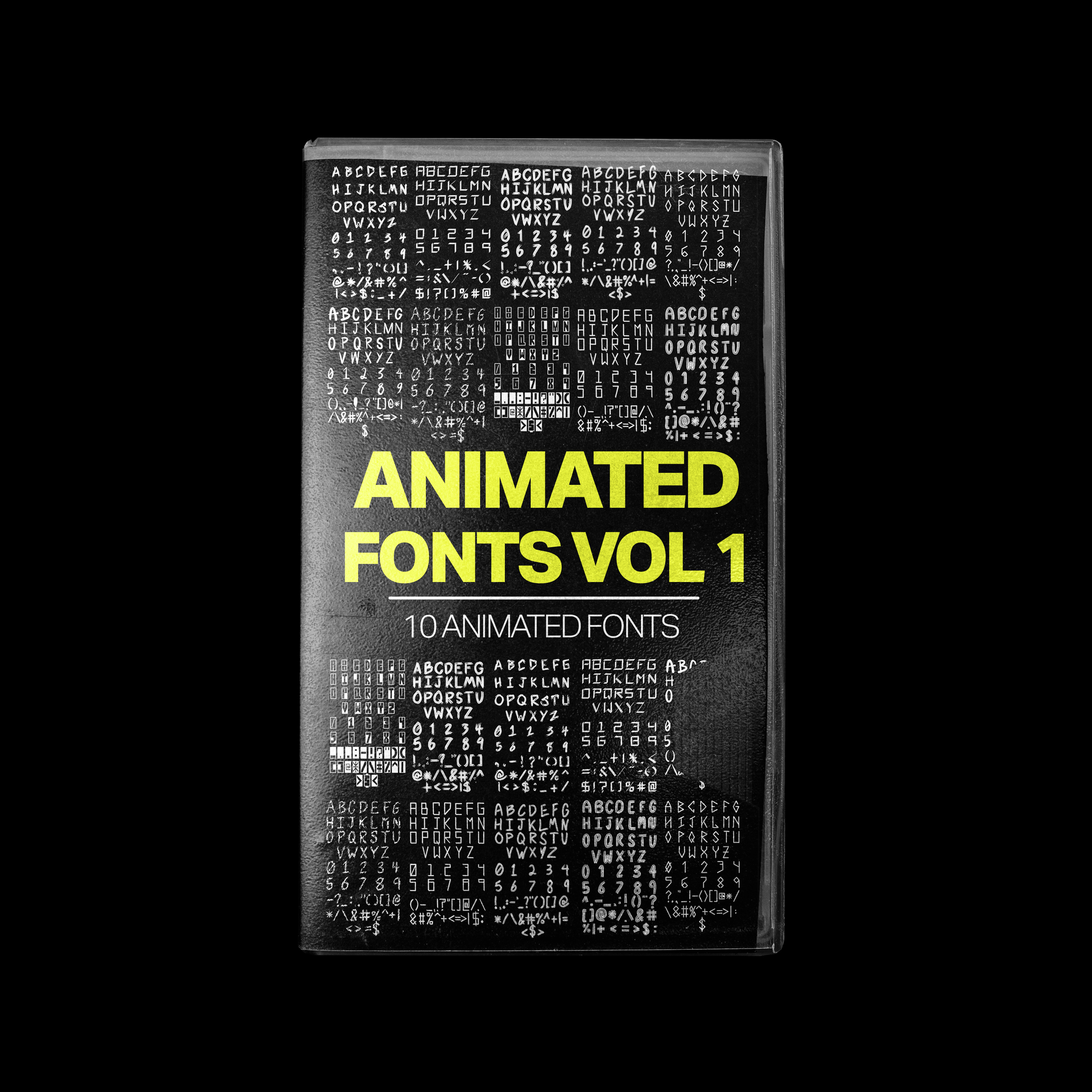 ANIMATED FONTS VOL. 1