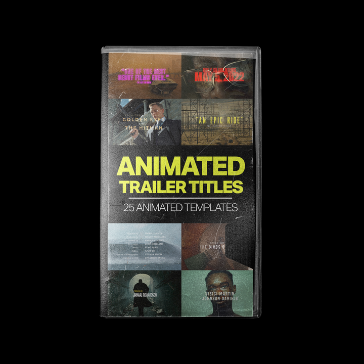 ANIMATED MOVIE TRAILER & FILM TITLES